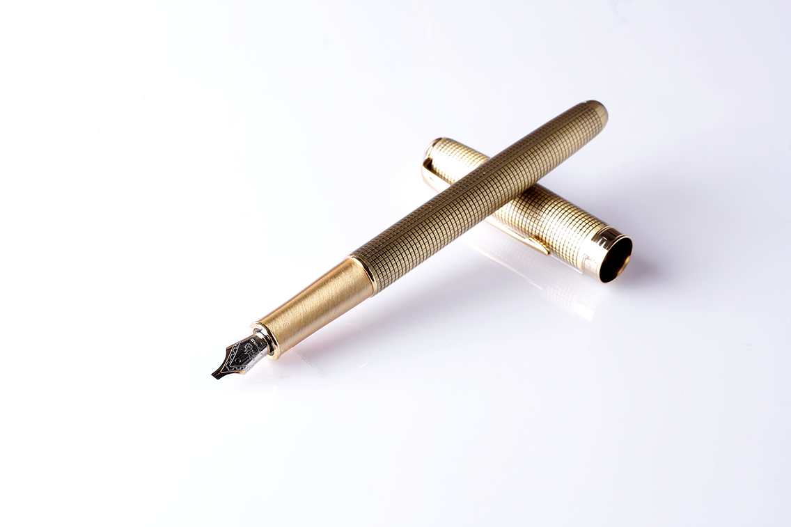 قلم جينهاو FP-75 مطلي بالنحاس العتيق