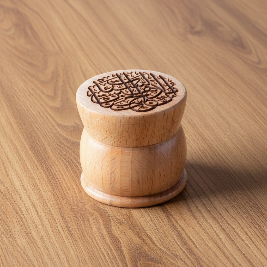 Desgin Wooden Inkwell