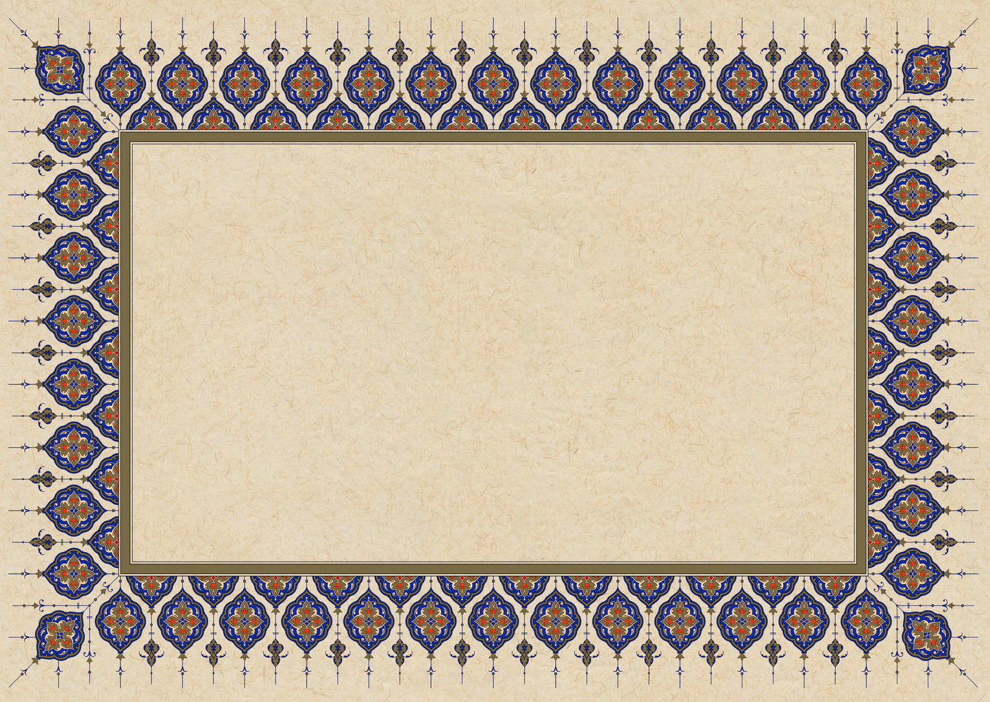 ورق مزخرف للفن الاسلامي A3