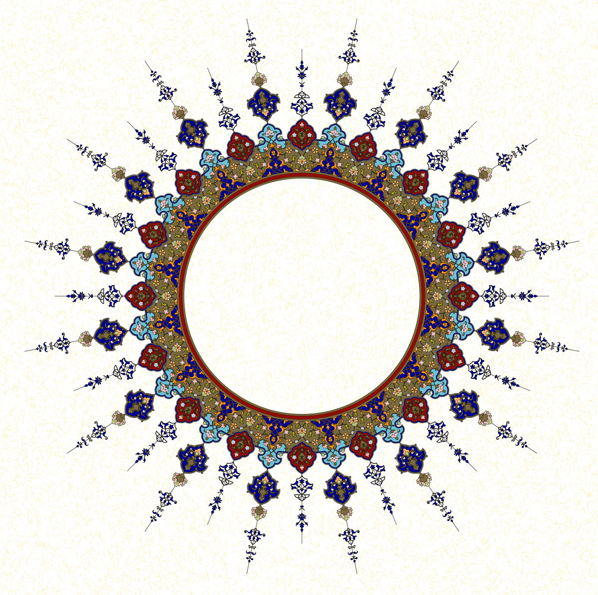 Gilded & Decorated Paper 50X50cm