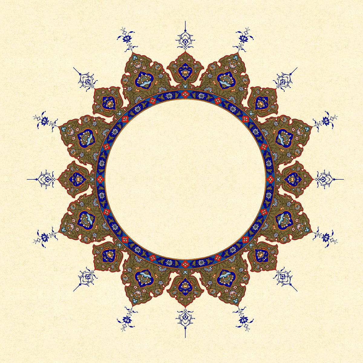 Gilded & Decorated Paper 22X22cm
