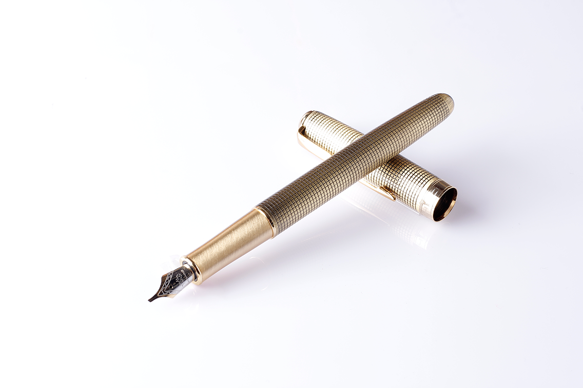 قلم جينهاو FP-75 مطلي بالنحاس العتيق