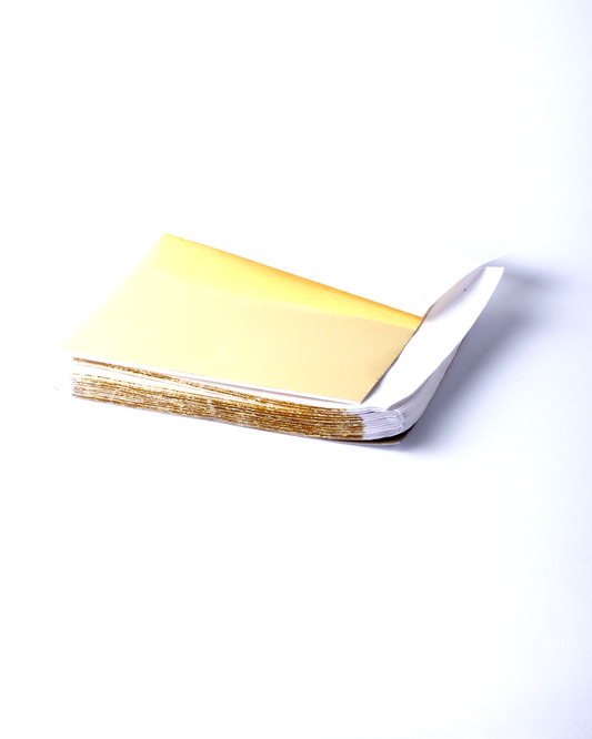100pcs Golden Leaf Paper