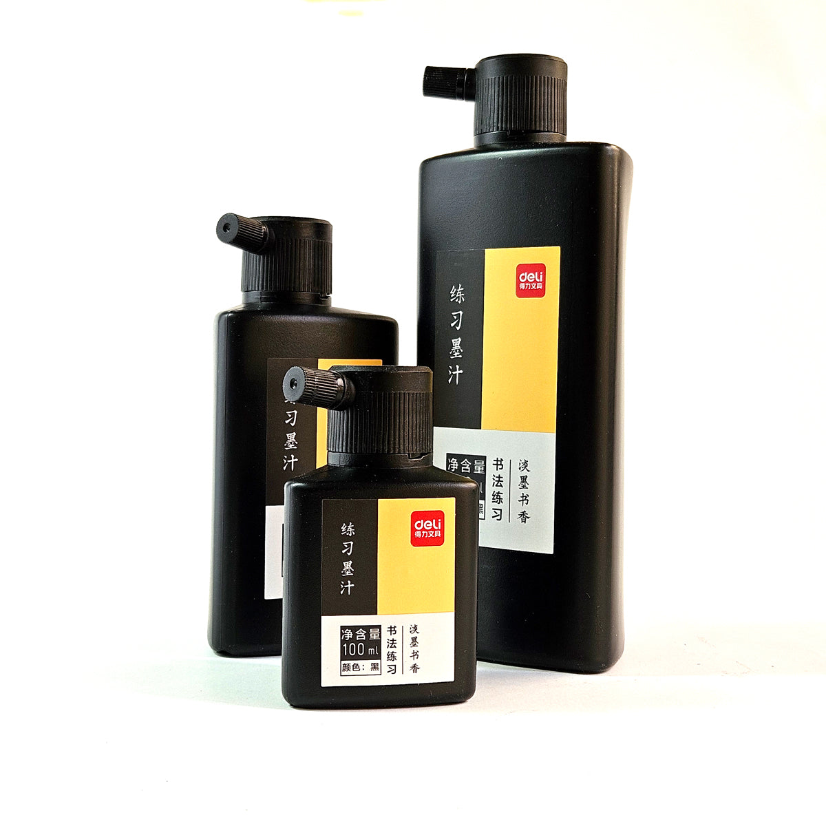 Deli 7429X Ink for Students Use Black Ink for Practicing Calligraphy