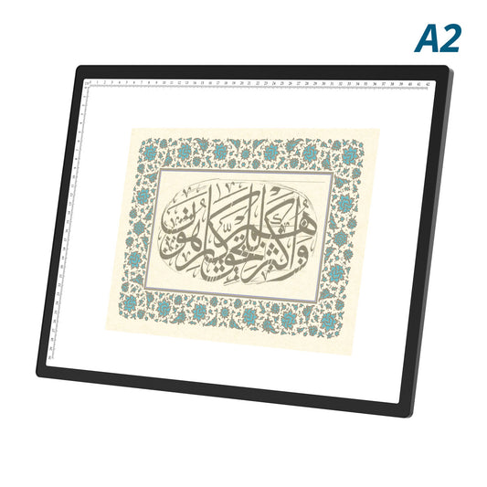JSK-A2-1 LED Tracing Pad Drawing Pad ultra Thin Board Kid Stencil Pad Acrylic Panel ,Arabic Calligraphy Tracing Board