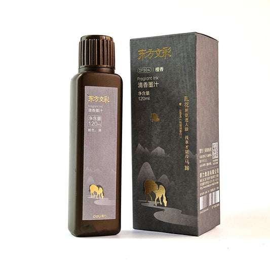 Deli DF504 Fragrant Ink for Calligraphy and Painting 120ML