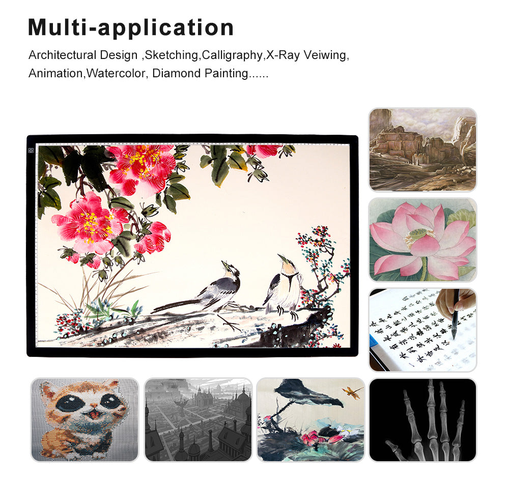 لوحه مضاءه لشف اللوحات الخطيه A1