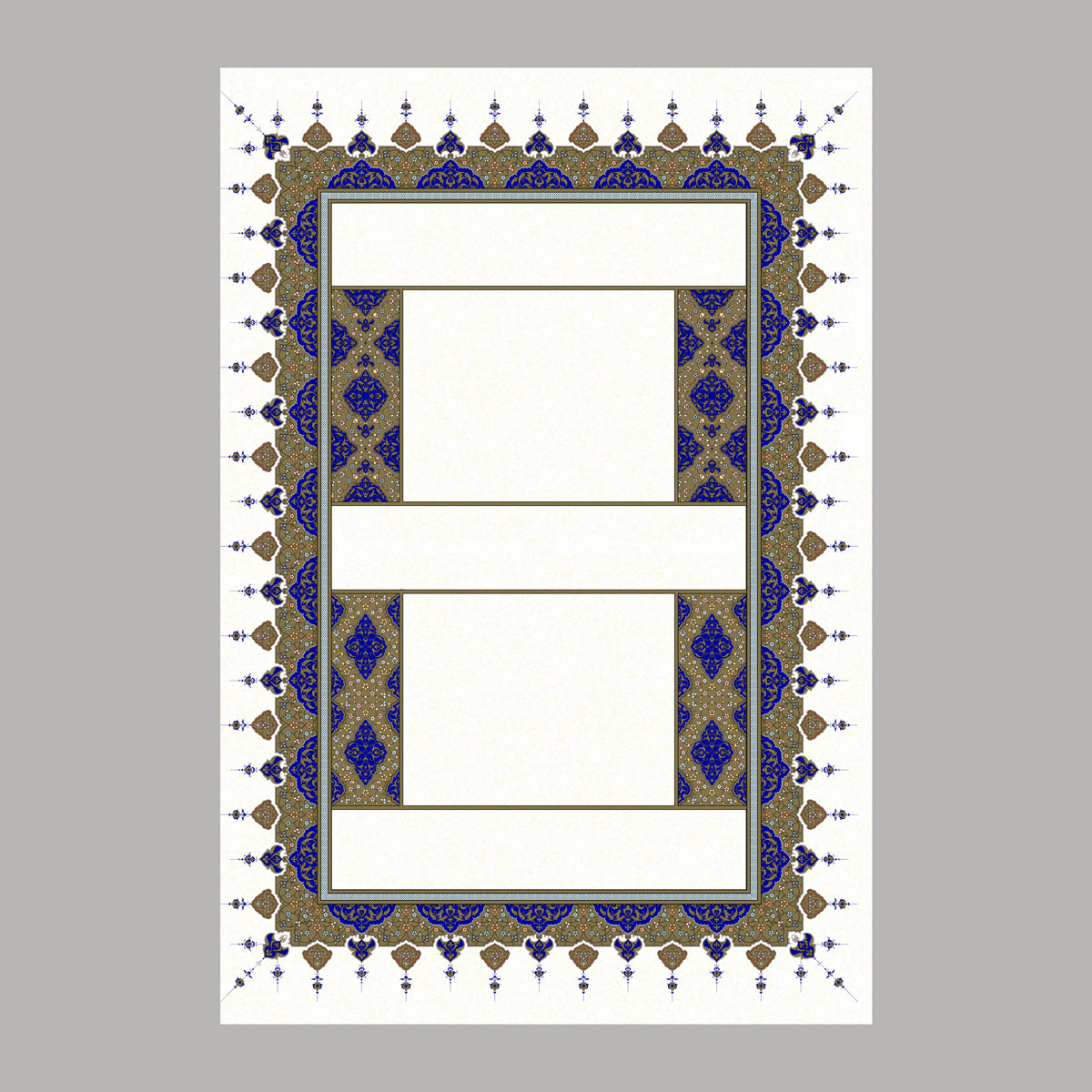 Paper In Arabic Gilded paper for writing Arabic Morkaa 68X44 – Islamic Arts Bazaar