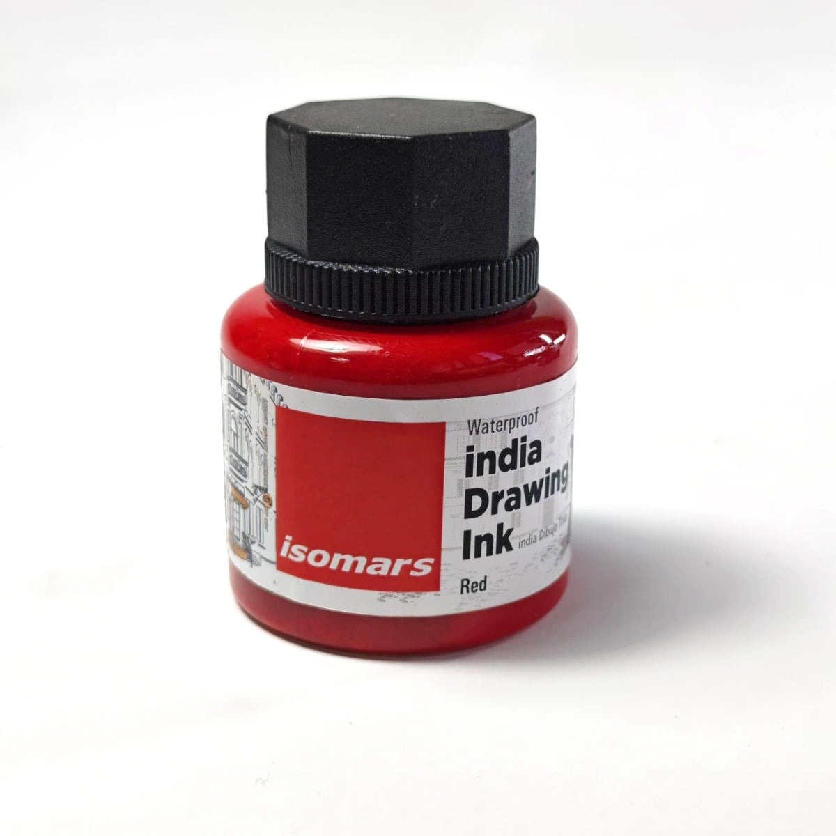 Isomars Water-Based India Ink for Arabic Calligraphy & Moqahar Paper – 35 ml